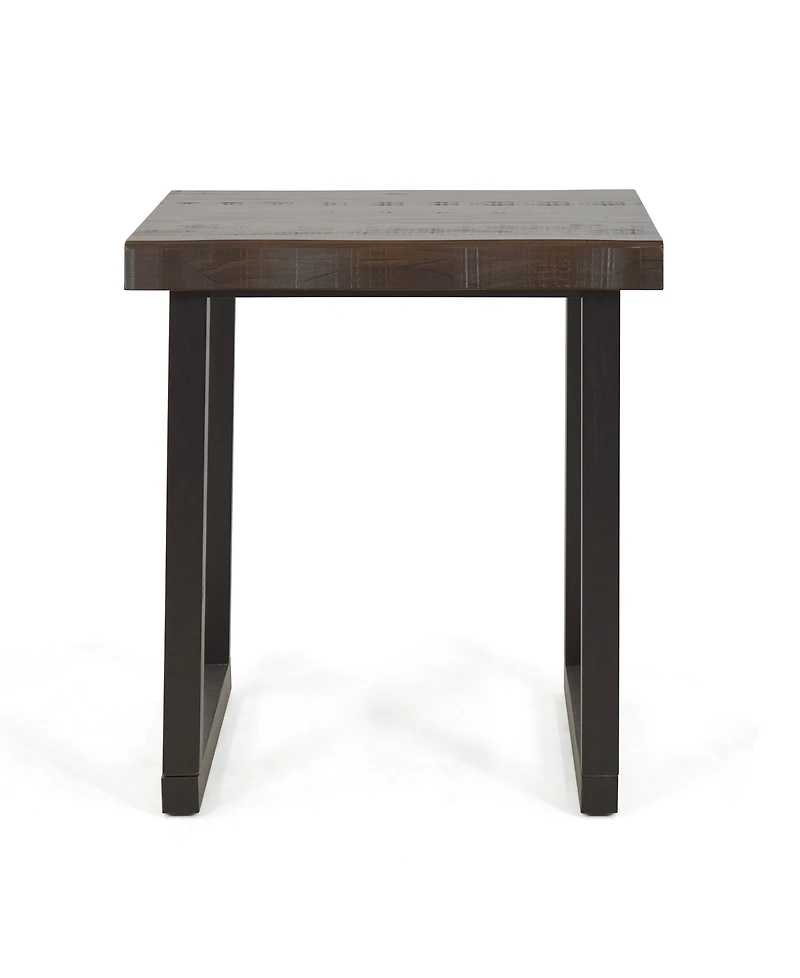 Closeout Steve Silver Jennings 22" Solid Wood Live Edge End Table