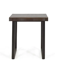 Closeout Steve Silver Jennings 22" Solid Wood Live Edge End Table