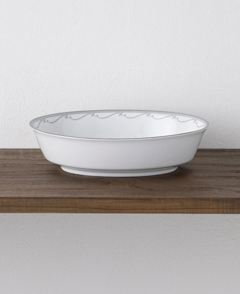 Noritake Satin Flourish Oval Vegetable Bowl