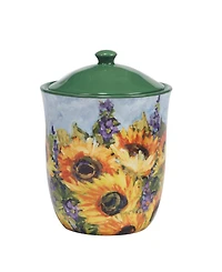 Certified International Sunflower Bouquet Canister Set 3-Pc