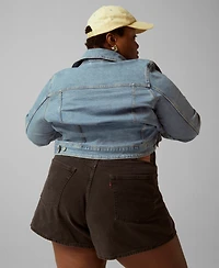 Levi's Plus Button-Down Original Denim Trucker Jacket