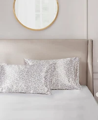 Madison Park Essentials Printed Satin Pillowcase Pair, Standard