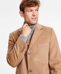 Michael Kors Men's Classic-Fit Solid Wool Blend Overcoats