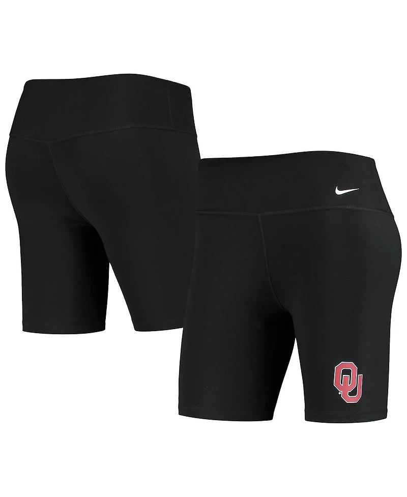 Women's Nike Black Oklahoma Sooners Biker Performance Shorts