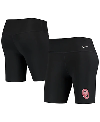 Women's Nike Black Oklahoma Sooners Biker Performance Shorts