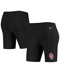 Women's Nike Black Oklahoma Sooners Biker Performance Shorts