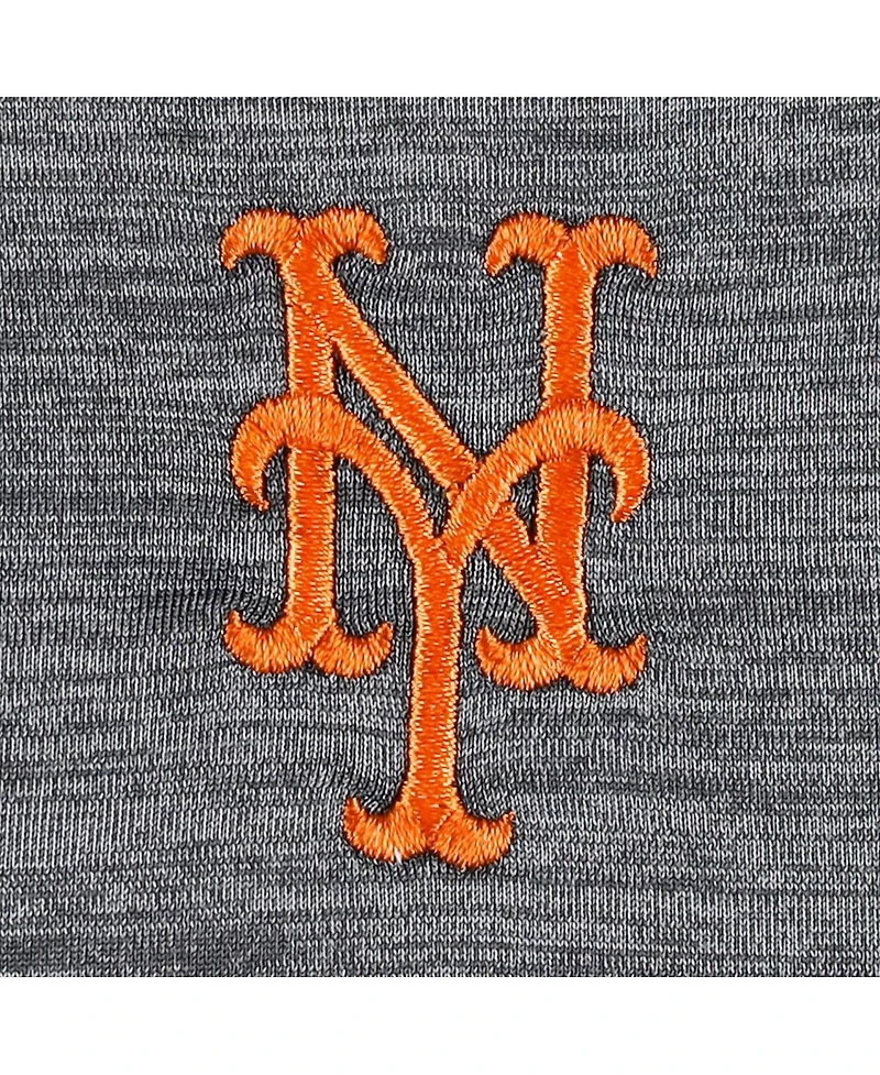 Men's Tommy Bahama Gray New York Mets Delray IslandZone Half-Zip Top