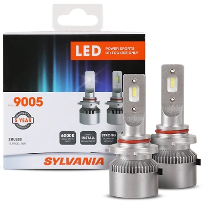 Sylvania Led Powersport Headlight Bulbs for Off-Road Use or Fog Lights
