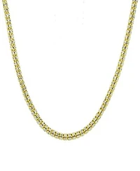 Ice Link Chain Necklace Collection In 10k Two Tone Gold