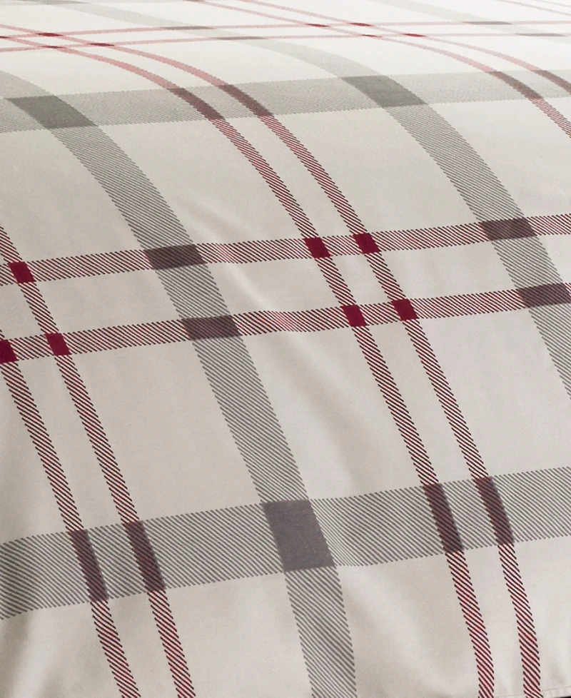 Closeout! Eddie Bauer Portage Bay Cotton Reversible 3 Piece Comforter Set, King