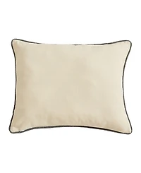 Eddie Bauer Bear Applique Grey Felt Decorative Pillow, 16" x 20"