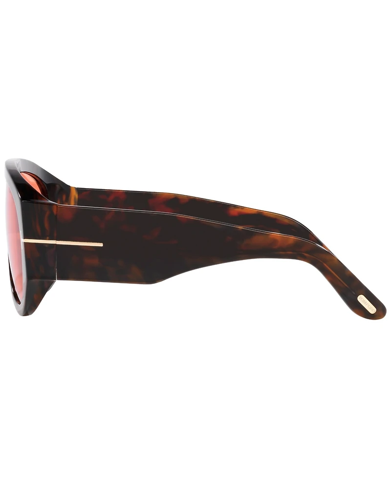 Tom Ford Men's Oversized Pilot Sunglasses, FT1044