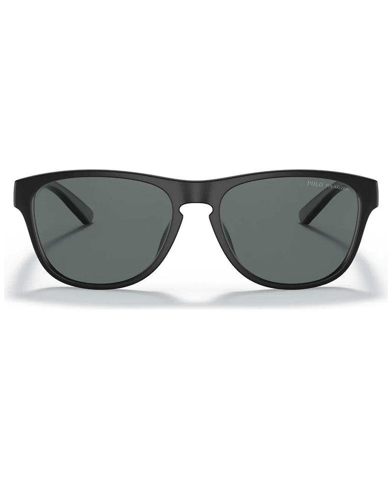 Polo Ralph Lauren Unisex Polarized Sunglasses, PH4180U 56