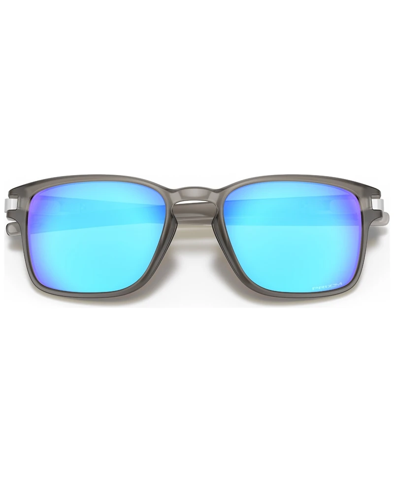 Oakley Men's Low Bridge Fit Sunglasses, OO9354 Latch Square 55