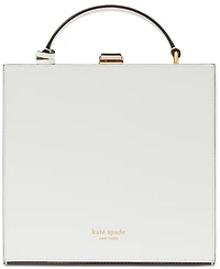 kate spade new york Slice Printed Spazzolato Leather Mini Pizza Box Bag