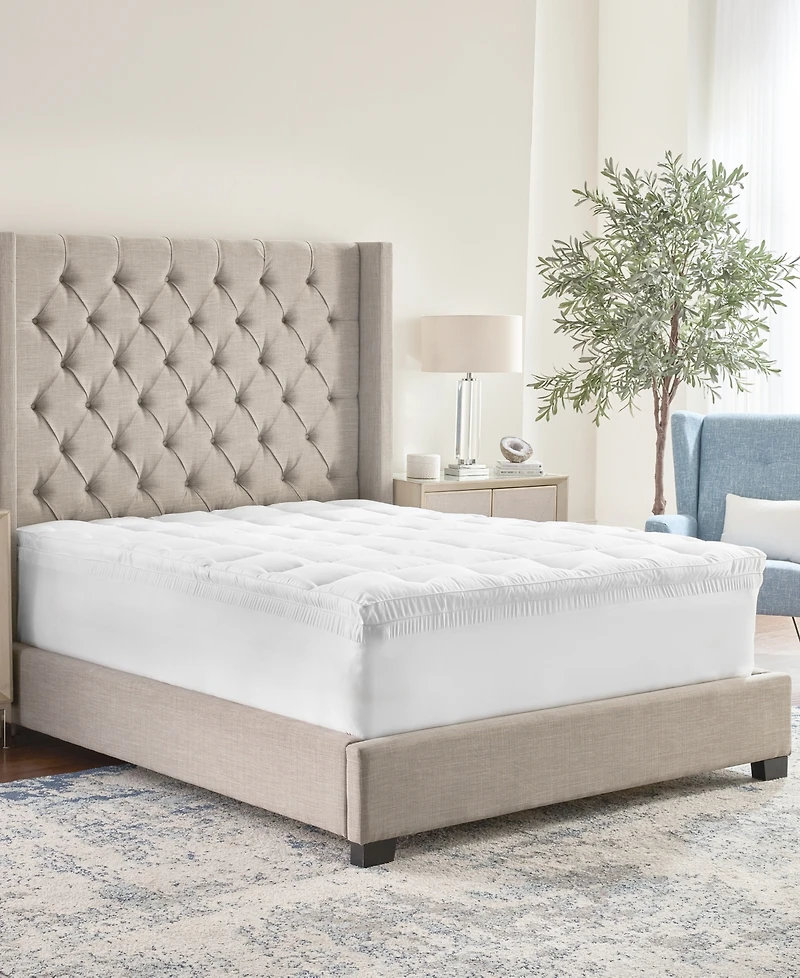 ProSleep 4" Hybrid Fiber and Memory Foam Mattress Topper, King, Exclusively at Macy's
