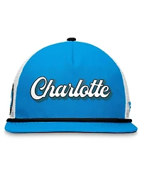 Men's Fanatics Blue, White Charlotte Fc True Classic Golf Snapback Hat
