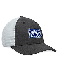 Men's Top of the World Charcoal, White Pitt Panthers Townhall Trucker Snapback Hat