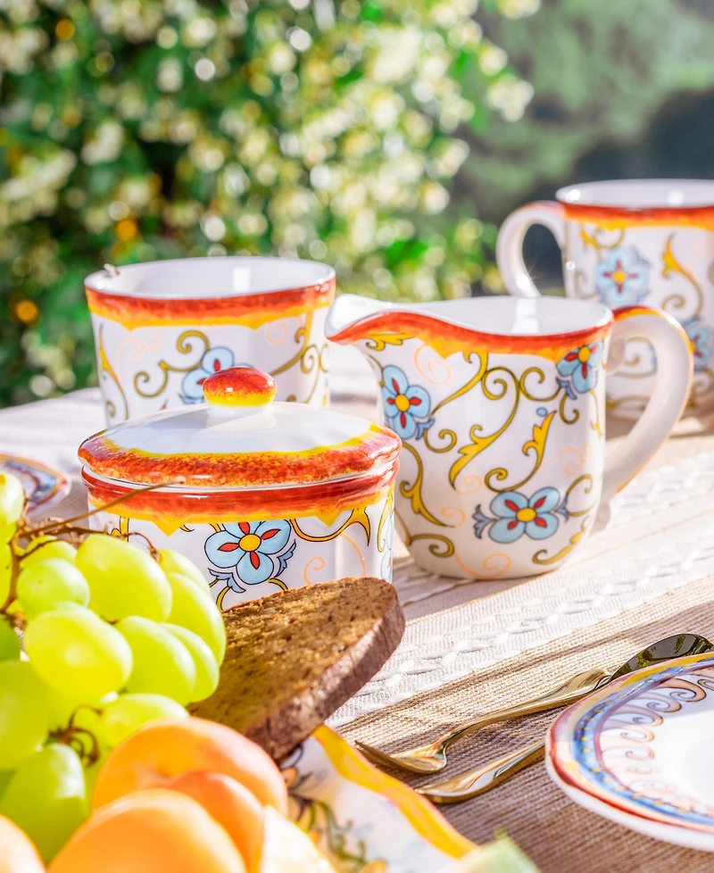 Euro Ceramica Duomo Breakfast Accessories, Set of 3