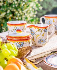 Euro Ceramica Duomo Breakfast Accessories, Set of 3