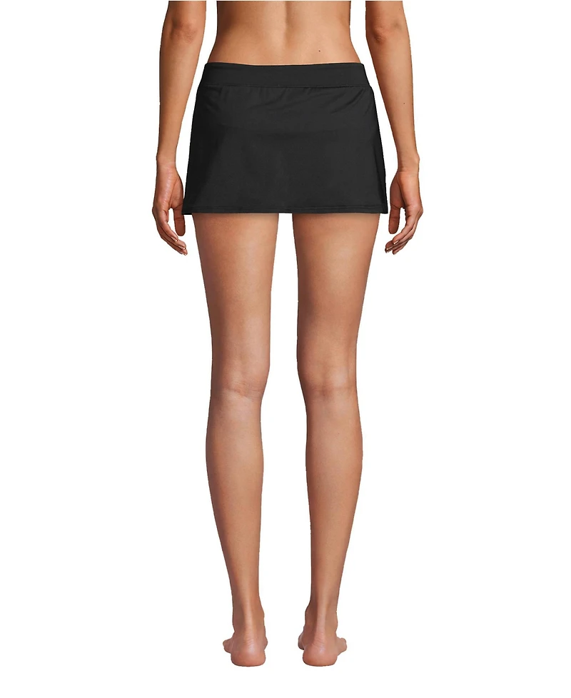 Lands' End Women's Mini Swim Skirt Bottoms
