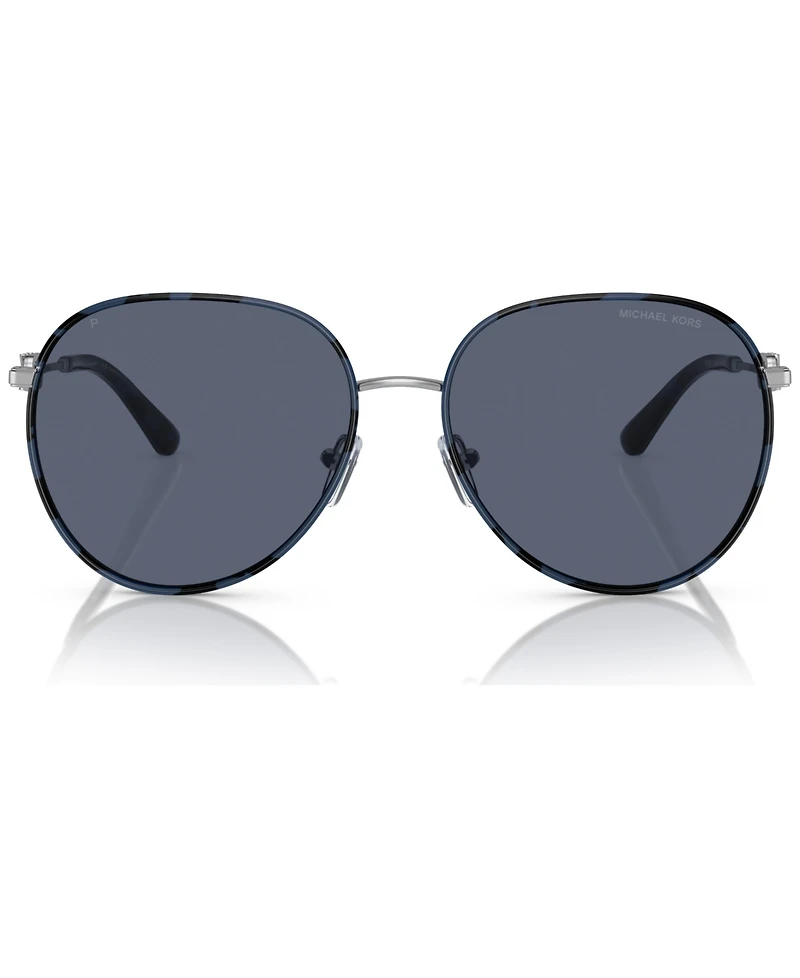 Michael Kors Women's Polarized Sunglasses, Empire Aviator
