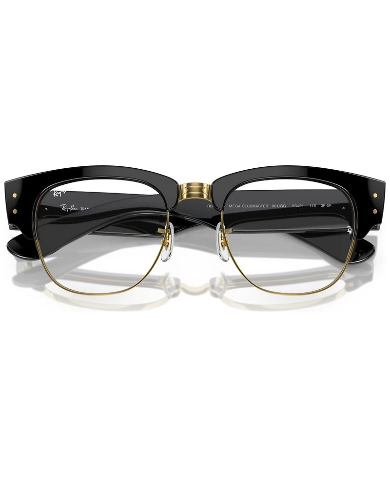 Ray-Ban Unisex Transition Sunglasses, Mega Clubmaster