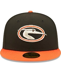 Men's New Era Delmarva Shorebirds Authentic Collection Team Alternate 59FIFTY Fitted Hat