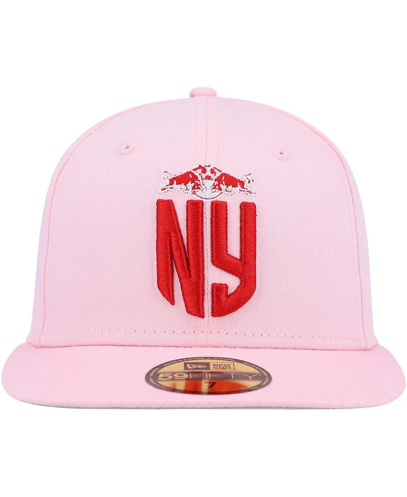 Men's New Era Pink New York Red Bulls Pastel Pack 59FIFTY Fitted Hat