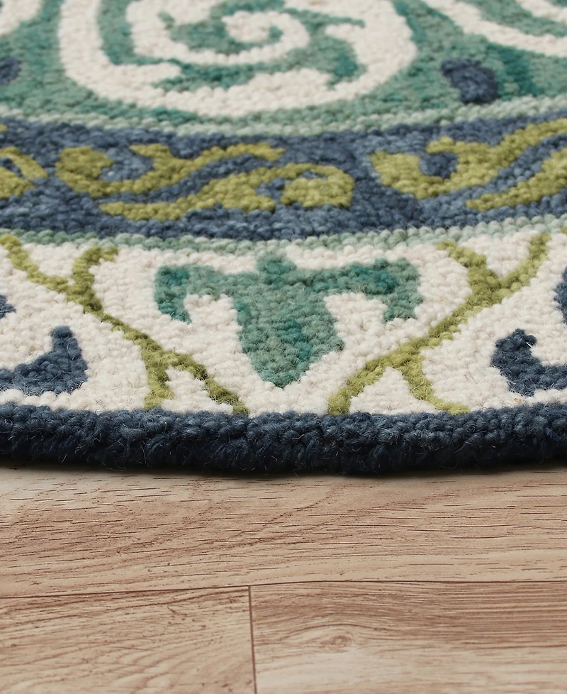 Closeout! Lr Home Valentin VLNTA03567 7' x 7' Round Area Rug