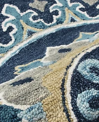 Lr Home Valentin Vlnta-569 5' x 5' Round Area Rug