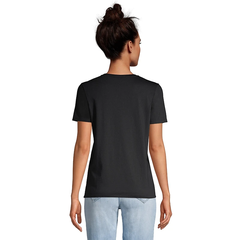 Lands' End Women's Supima Cotton Crewneck T-Shirt