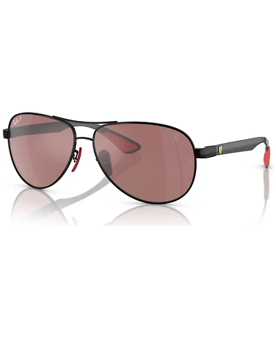 Ray-Ban Men's Polarized Sunglasses, RB8331M Scuderia Ferrari Collection