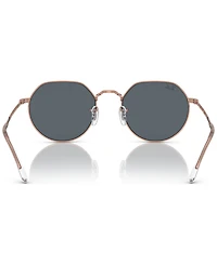 Ray-Ban Unisex Sunglasses, Jack Rose Gold-Tone