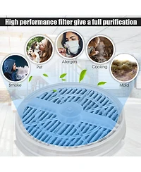 2Pcs Air Purifier Replacement Filter True Hepa & Activated Carbon Filters