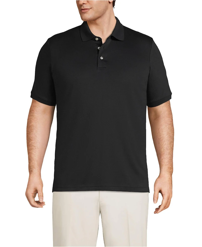 Lands' End Big & Tall School Uniform Short Sleeve Cotton Supima Polo Shirt