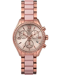 Timex Women's Quartz Analog Premium Dress Alloy Rose Gold Watch 38mm