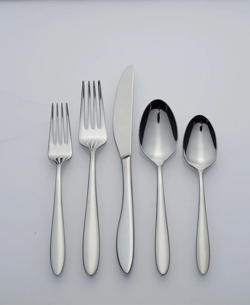 Oneida Mooncrest 65 Piece Everyday Flatware Set, Service For 12