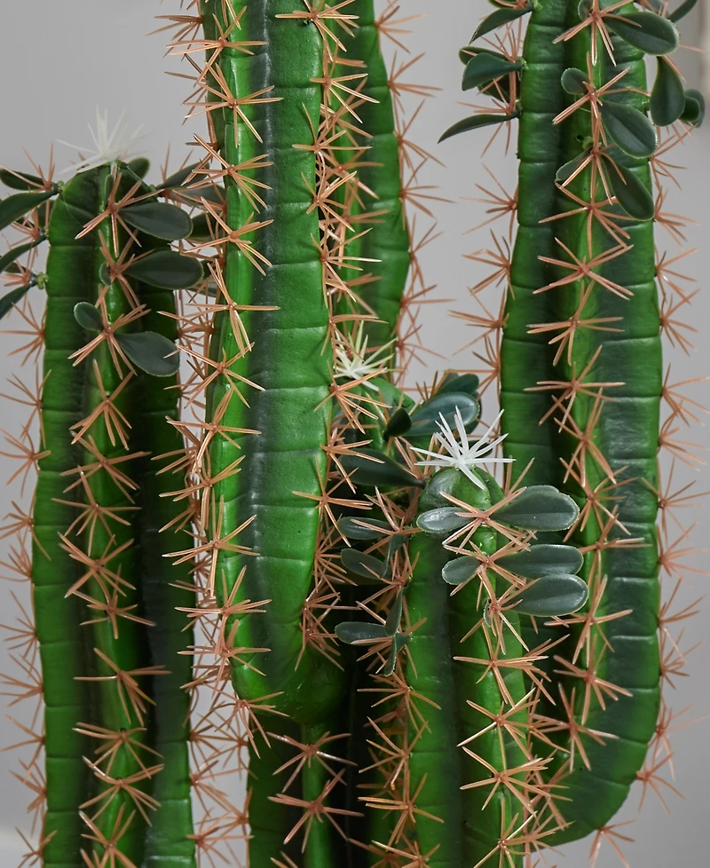 Nearly Natural 2.5' Cactus Artificial Plant in Bowl Planter