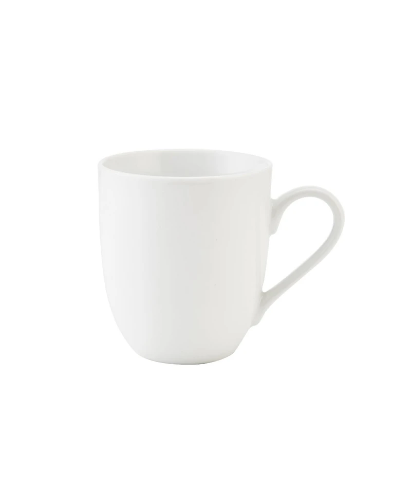Fitz and Floyd Everyday Whiteware Mug 4 Piece Set