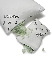 Ella Jayne Rayon from Bamboo Adjustable Density Shredded Memory Foam Pillow, Standard/Queen