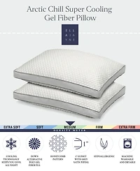 Ella Jayne Arctic Chill Super Cooling Gel Fiber Pillow, Standard/Queen