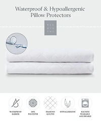 Ella Jayne Water Resistant 2-Pack Pillow Protectors Set, King