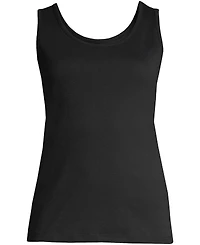 Lands' End Women's Plus Cotton Tank Top