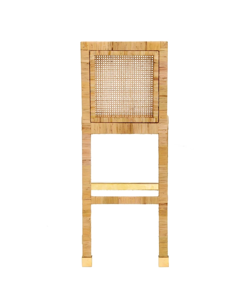 Tov Furniture Amara Rattan Bar Stool