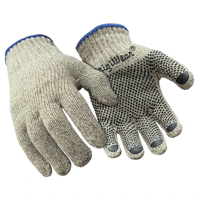 RefrigiWear Men's Ragg Wool Dot Insulated Gloves