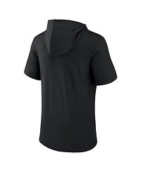 Men's Fanatics Black San Francisco Giants Offensive Strategy Short Sleeve Pullover Hoodie
