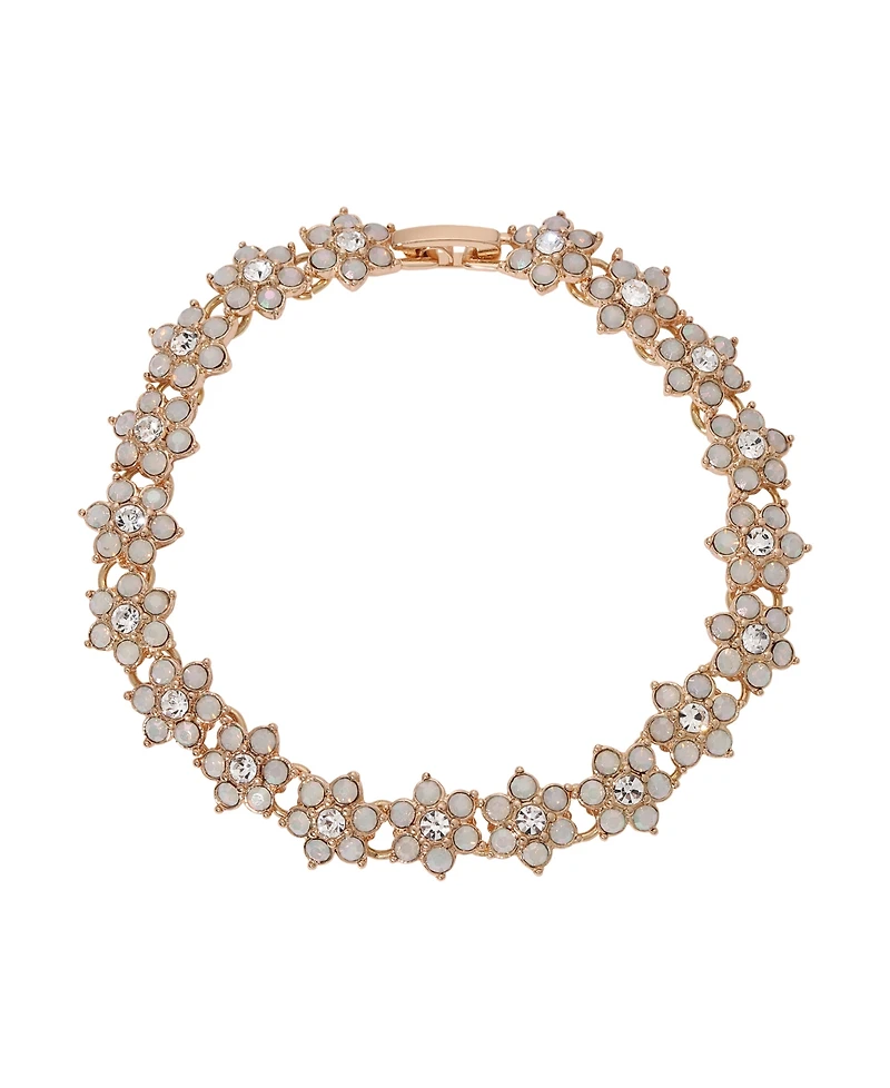 2028 Glass Flower Bracelet