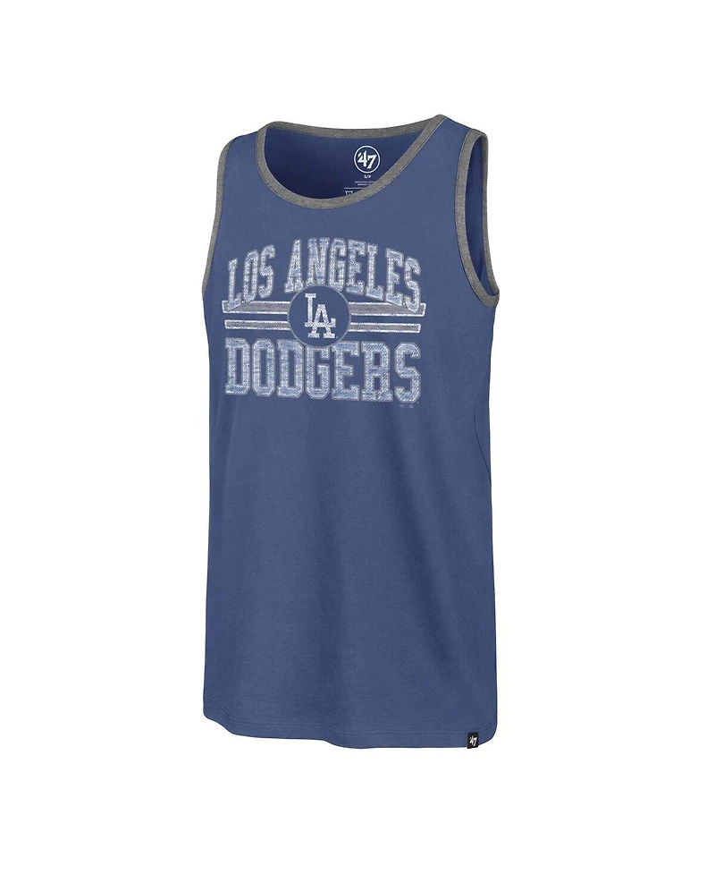 Men's '47 Brand Royal Los Angeles Dodgers Winger Franklin Tank Top