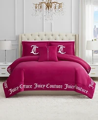Juicy Couture Reversible Velvet Comforter Set